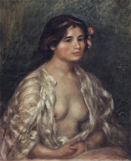 Female Semi-Nude, Pierre Renoir